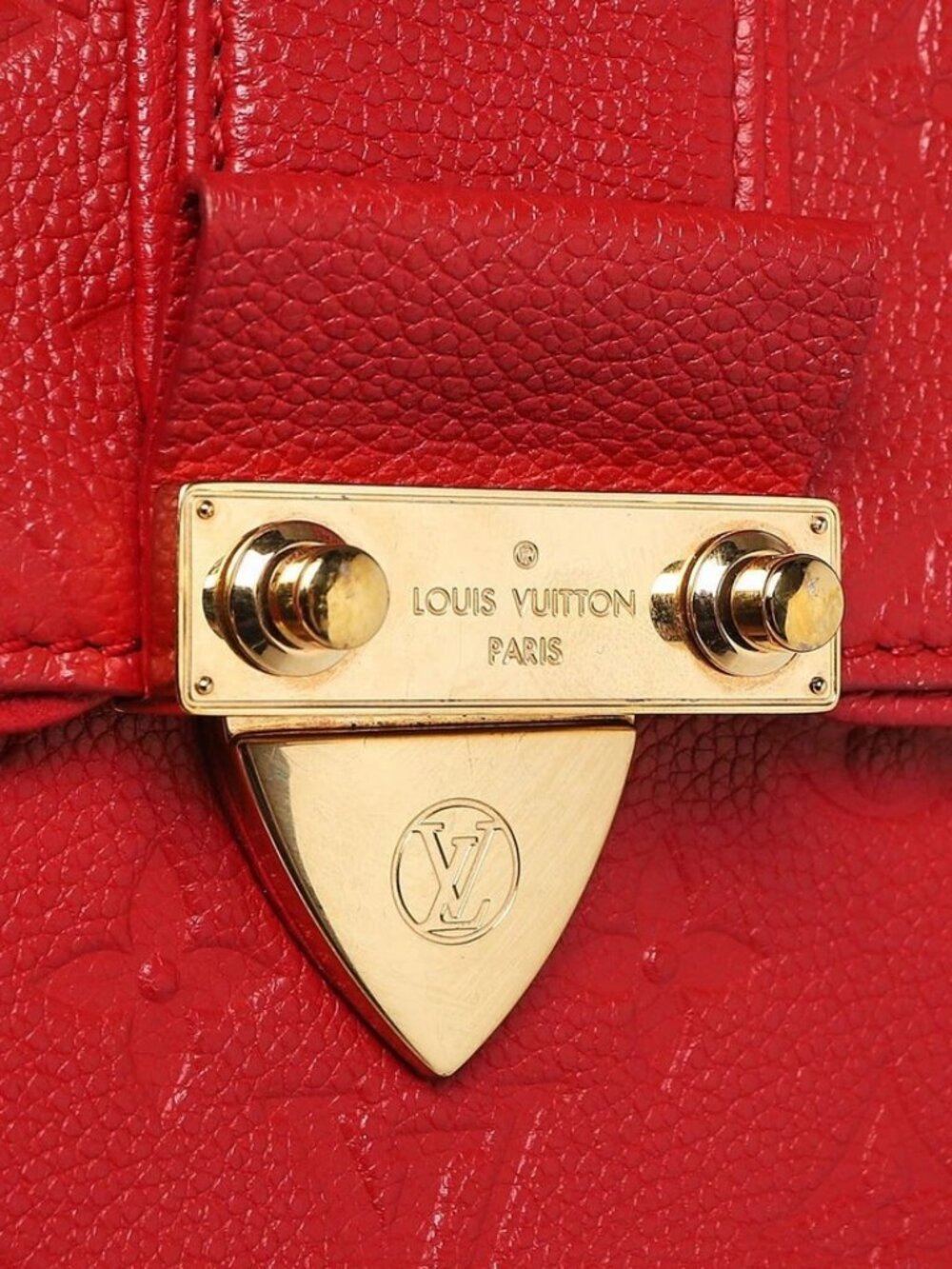 Louis Vuitton Scarlet Monogram Empreinte Leather Saint Sulpice PM Bag - Picture 8 of 9
